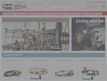Tablet Screenshot of fallschutz-absturzsicherung.at